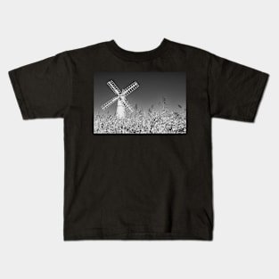 Thurne Mill in rural Norfolk, UK Kids T-Shirt